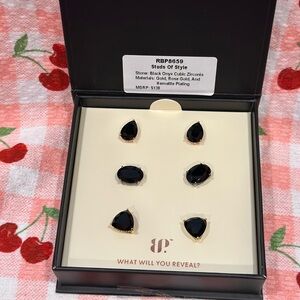 BP Simply Studs.  Black Onyx Earrings - studs of style